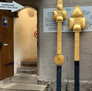 Restaurierung der Zeiger am alten Peter in München