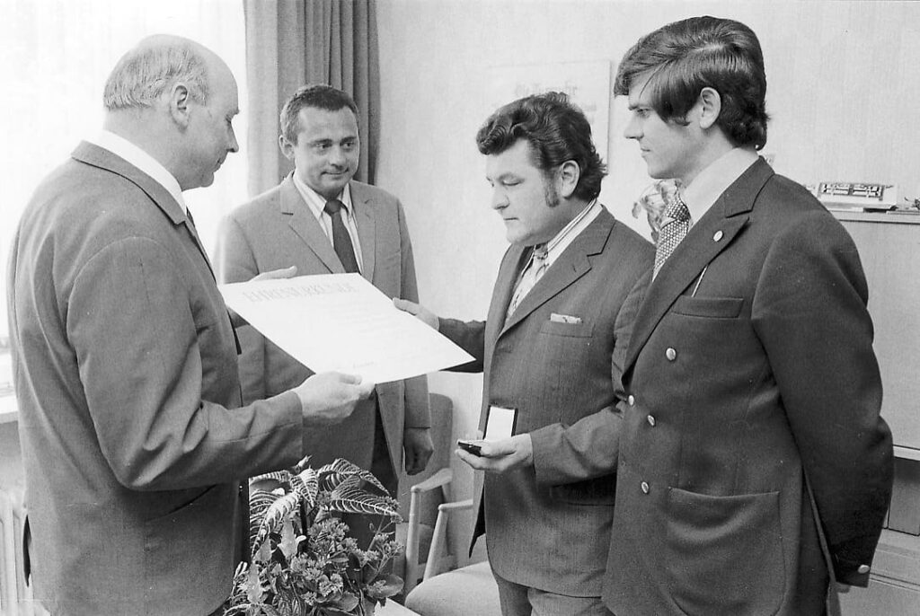 Mitarbeiterehrung 1974